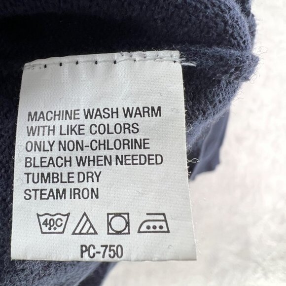 Van Heusen Sweater Mens Large Argyle Navy‎ Blue V Neck - Picture 7 of 8